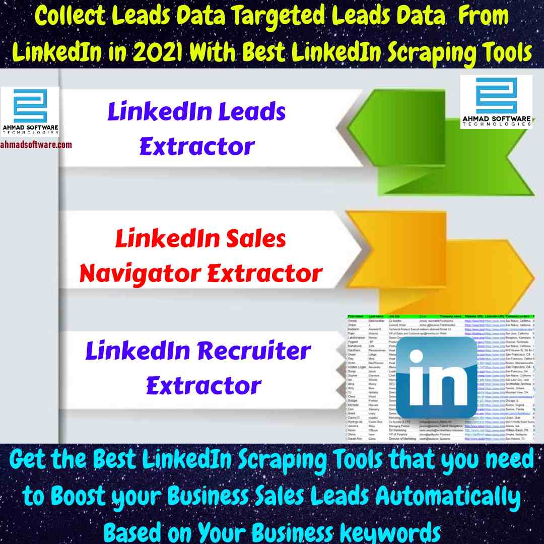 LinkedIn Scraping Tools - LinkedIn Scraper - LinkedIn Email Extractor